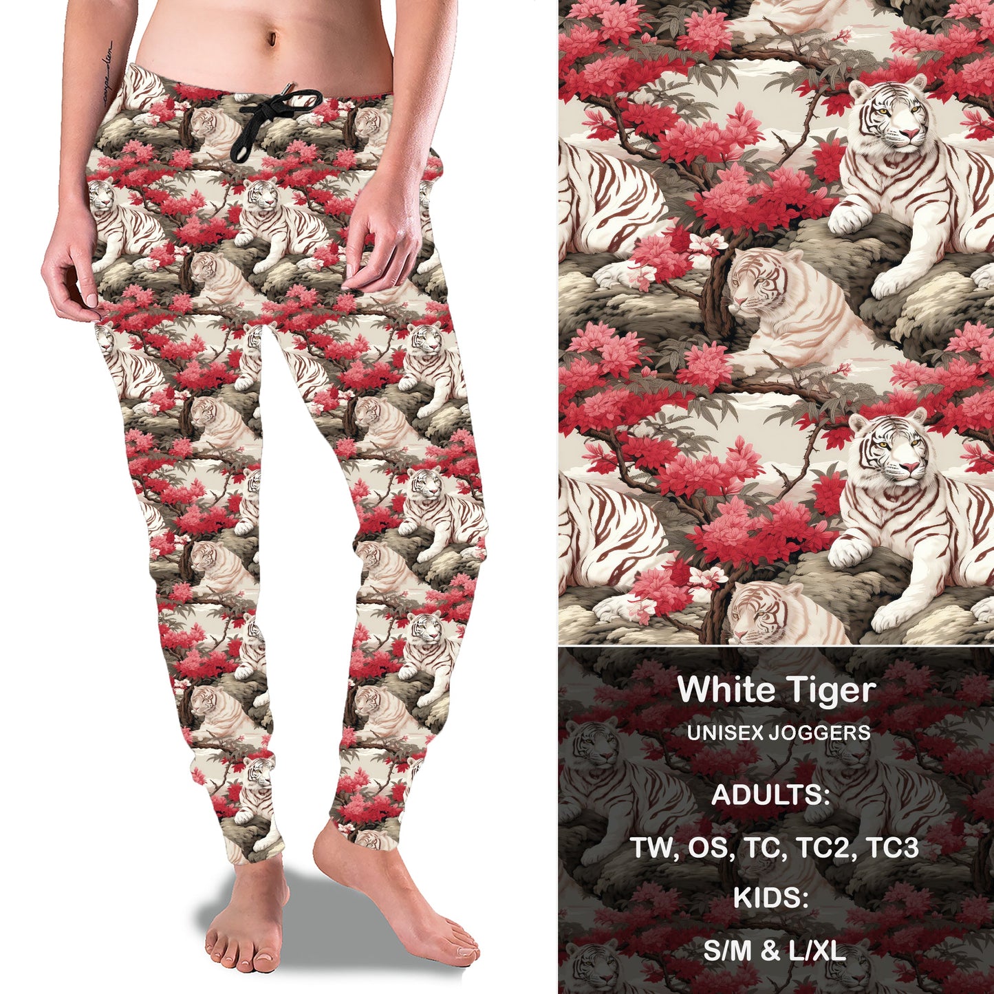 White Tiger - Full & Capri Joggers Preorder Closes 2/23