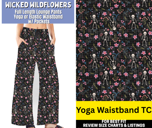 Wicked Wildflowers Full Length Lounge Pants