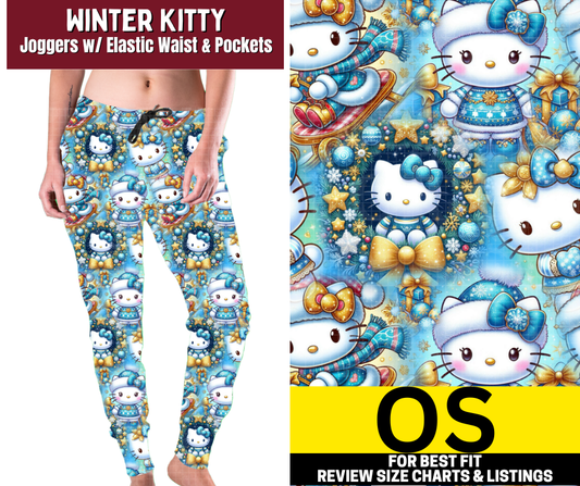 Winter Kitty Joggers