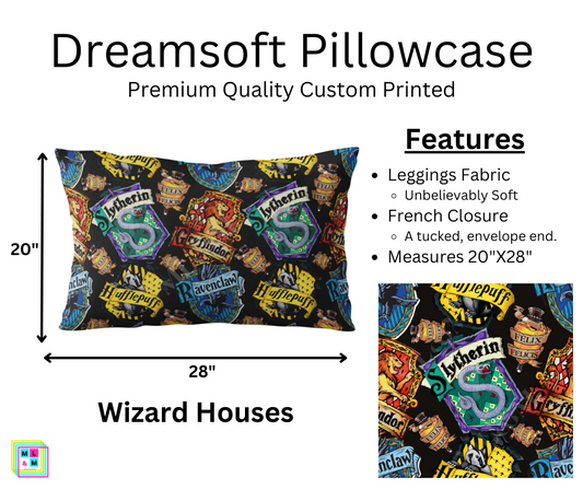Wizard Houses Dreamsoft Pillowcase