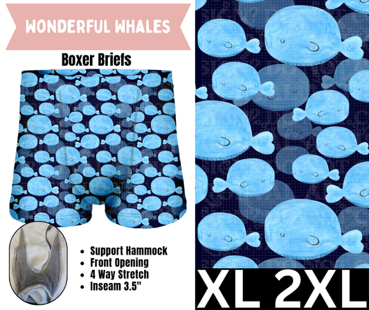 Wonderful Whales Boxer Briefs