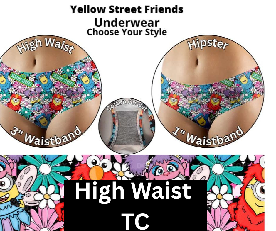 Yellow Street Friends Underwear