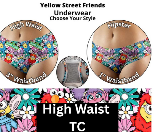 Yellow Street Friends Underwear