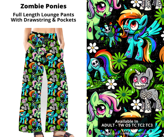 Zombie Ponies Full Length Lounge Pants