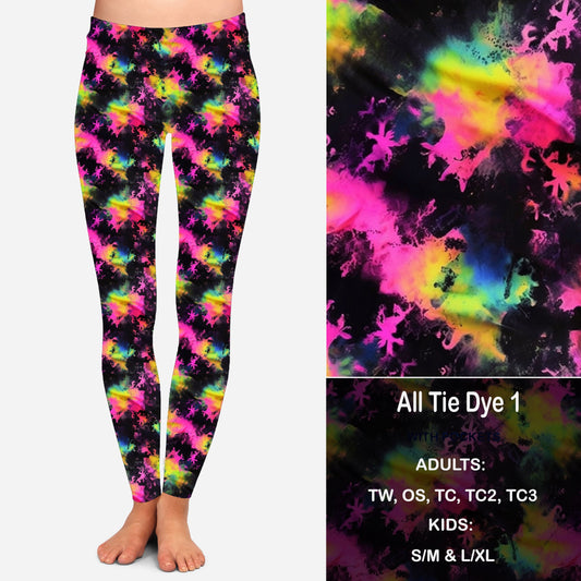 All Tie Dye 1 Leggings with Pockets Preorder Closes 2/7 eta March