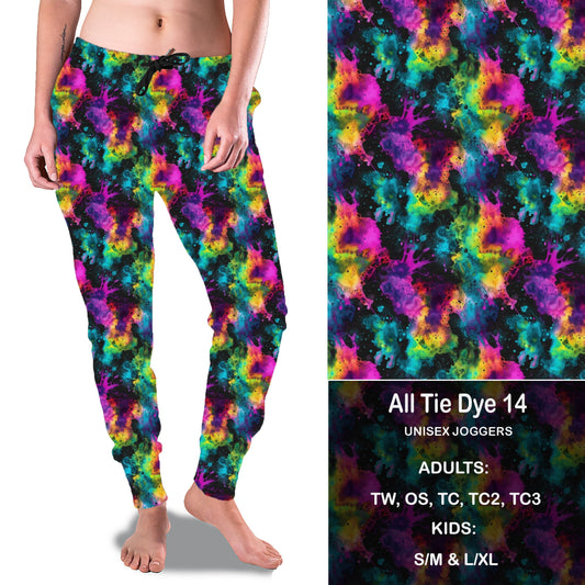 All Tie Dye 14 - Full Joggers with KIDS Preorder Closes 2/7 eta March