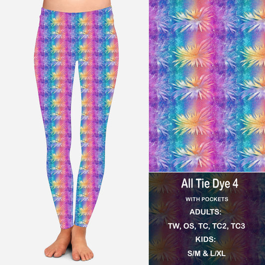 All Tie Dye 4 Leggings with Pockets Preorder Closes 2/7 eta March