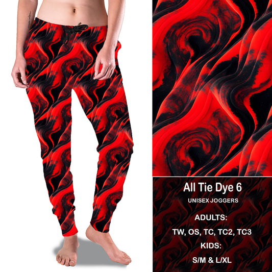 All Tie Dye 6 - Full Joggers with KIDS Preorder Closes 2/7 eta March