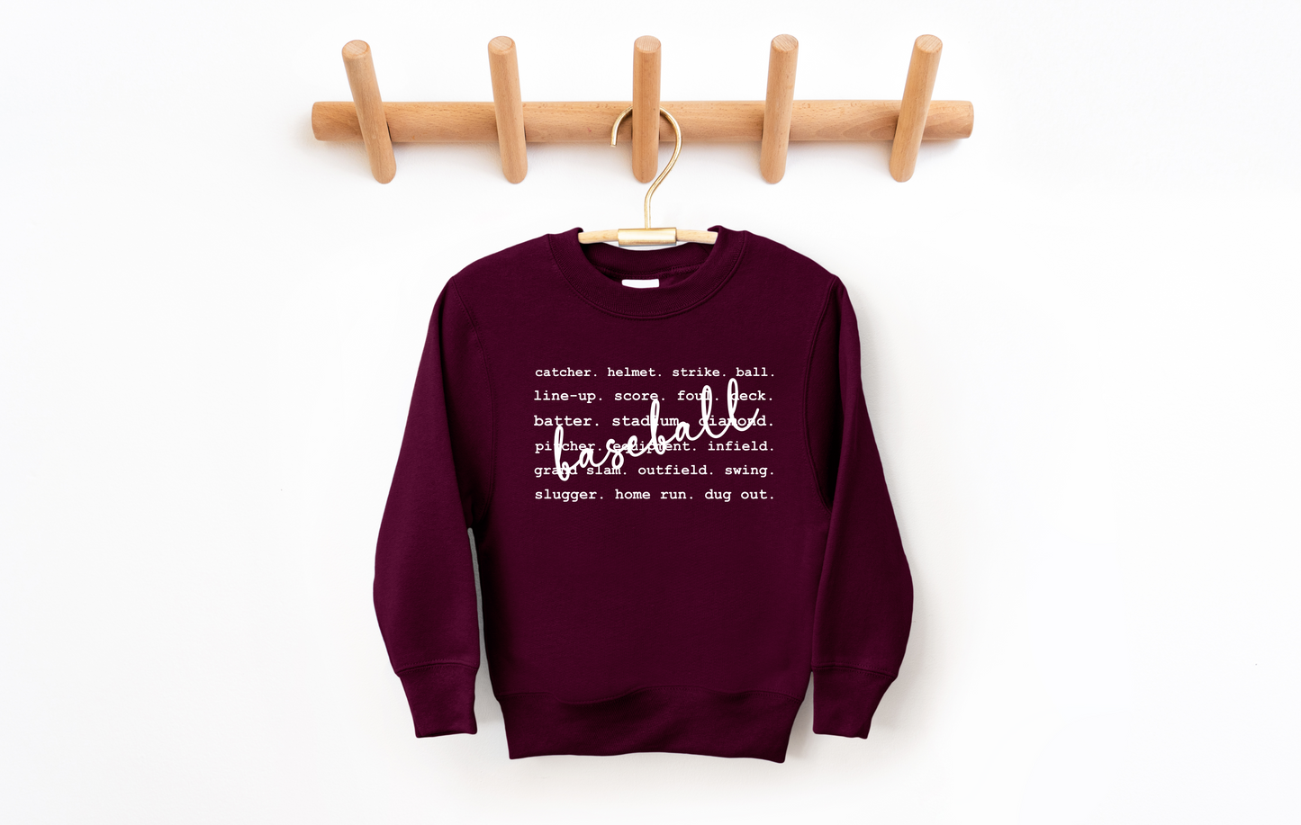 Youth Sport Writing Sweatshirt - Multiple Options