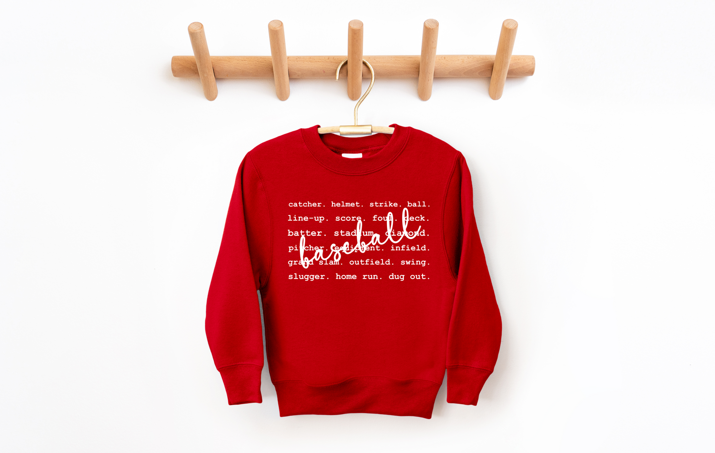 Youth Sport Writing Sweatshirt - Multiple Options