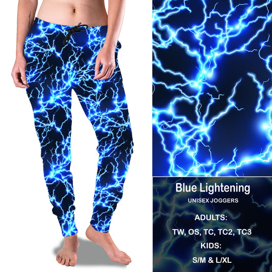 BLUE LIGHTENING - Full & Capri Joggers Preorder Closes 7/31
