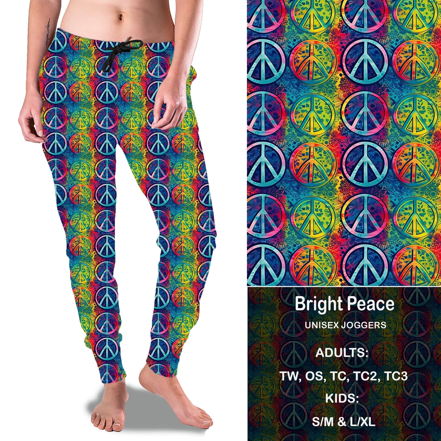 Bright Peace - Full Joggers Preorder Closes 9/26 eta Nov.