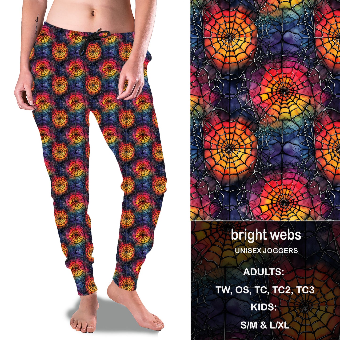 BRIGHT WEBS - Full & Capri Joggers Preorder Closes 7/31