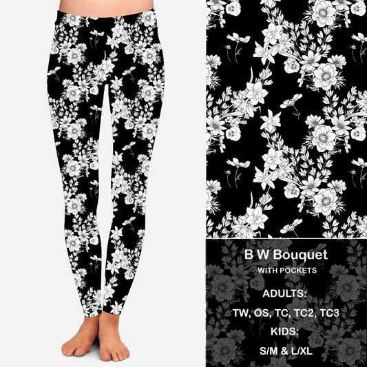 B W Bouquet Leggings & Capris with Pockets  Preorder Closes 7/14 eta Late August