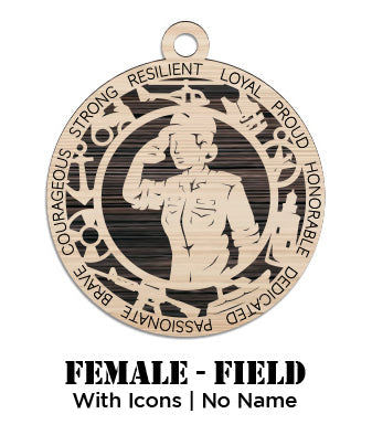 Coast Guard Ornaments - Made to Order