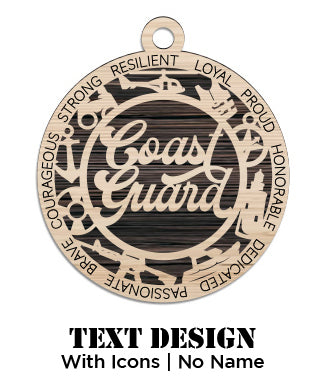 Coast Guard Ornaments - Made to Order