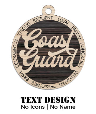 Coast Guard Ornaments - Made to Order
