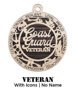 Coast Guard Ornaments - Made to Order
