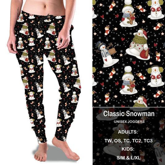 Classic Snowman - Full Joggers Preorder Closes 9/26 eta Nov.