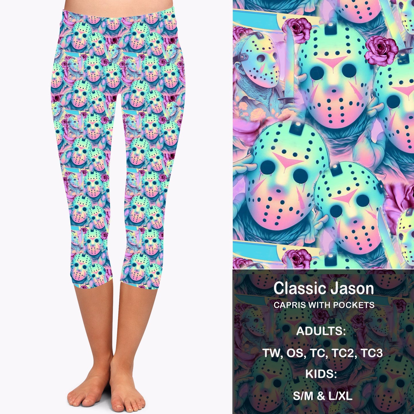 CLASSIC JASON - Leggings & Capris with Pockets Preorder Closes 7/31