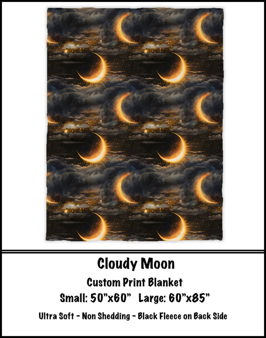 BG68 - Cloudy Moon Fleece Blanket - Preorder Closes 3/23 ETA: 8-10 weeks