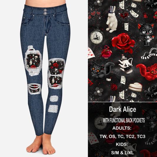 Dark Alice Peekaboo Leggings with Pockets Preorder Closes 2/15 eta March