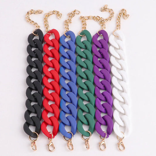 Chunky Acrylic Link Bracelet (13 Colors!)