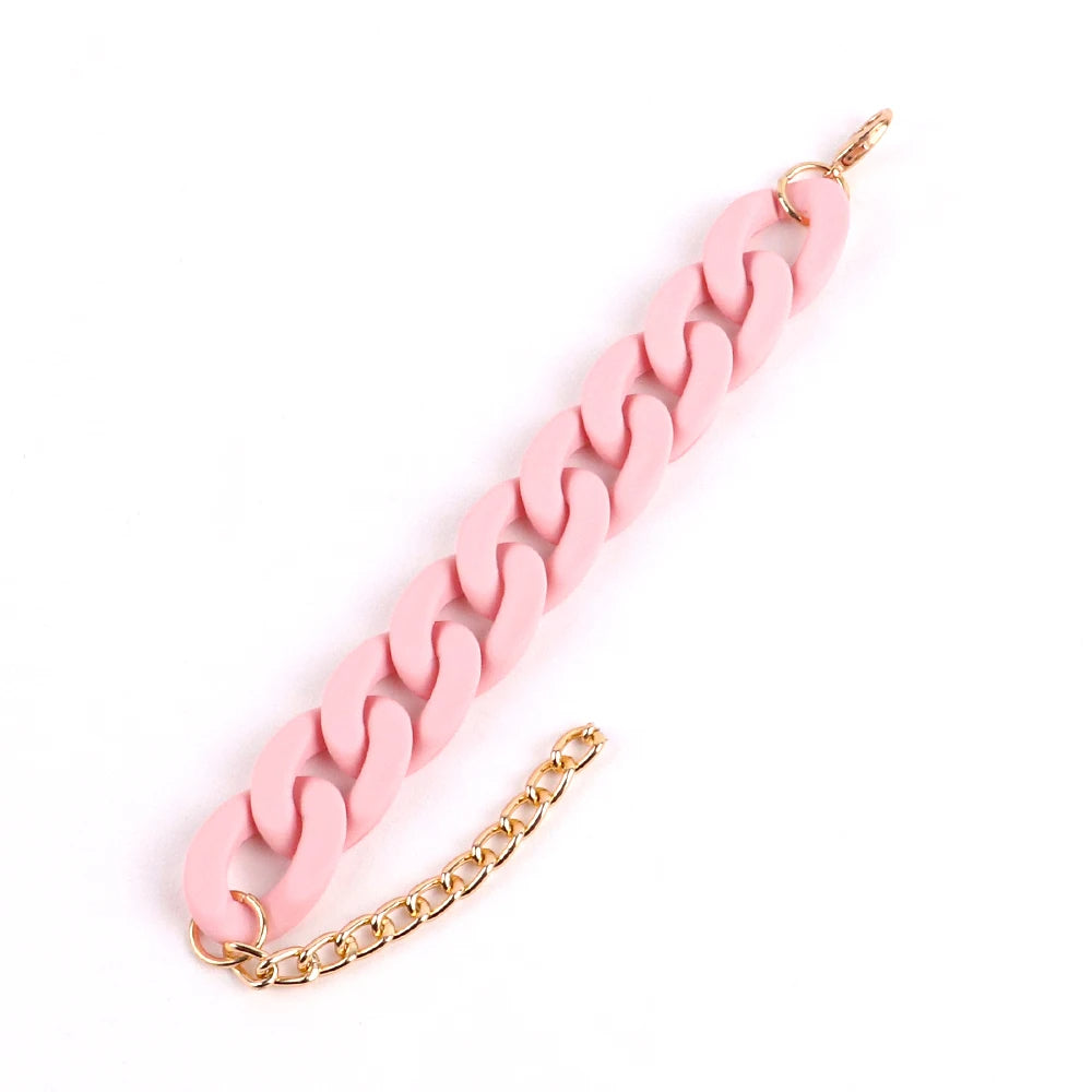 Chunky Acrylic Link Bracelet (13 Colors!)