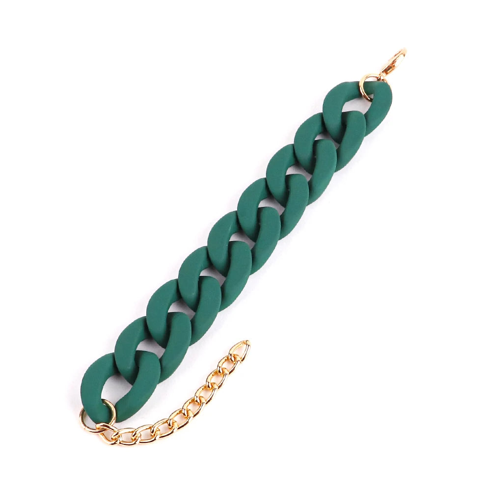 Chunky Acrylic Link Bracelet (13 Colors!)