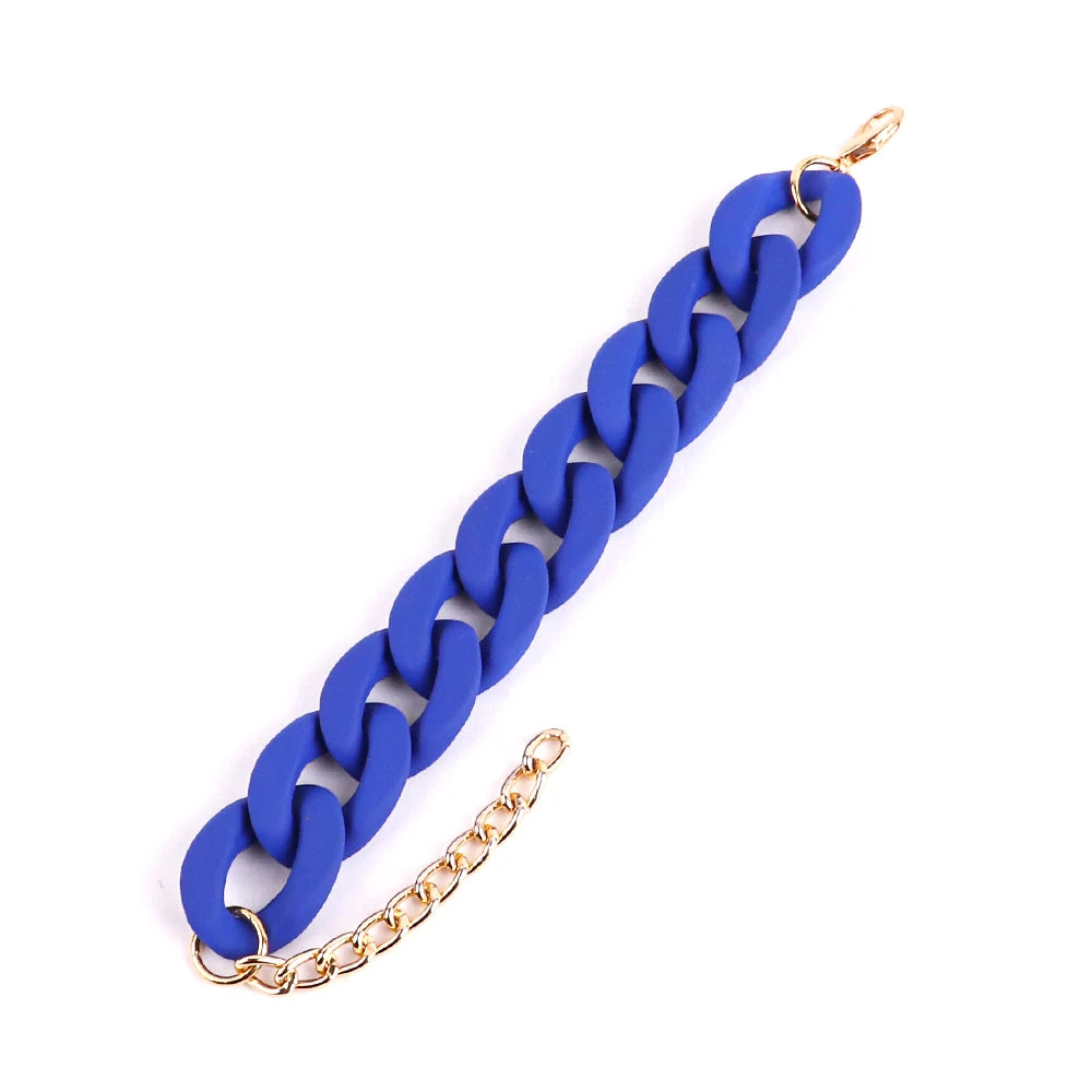 Chunky Acrylic Link Bracelet (13 Colors!)