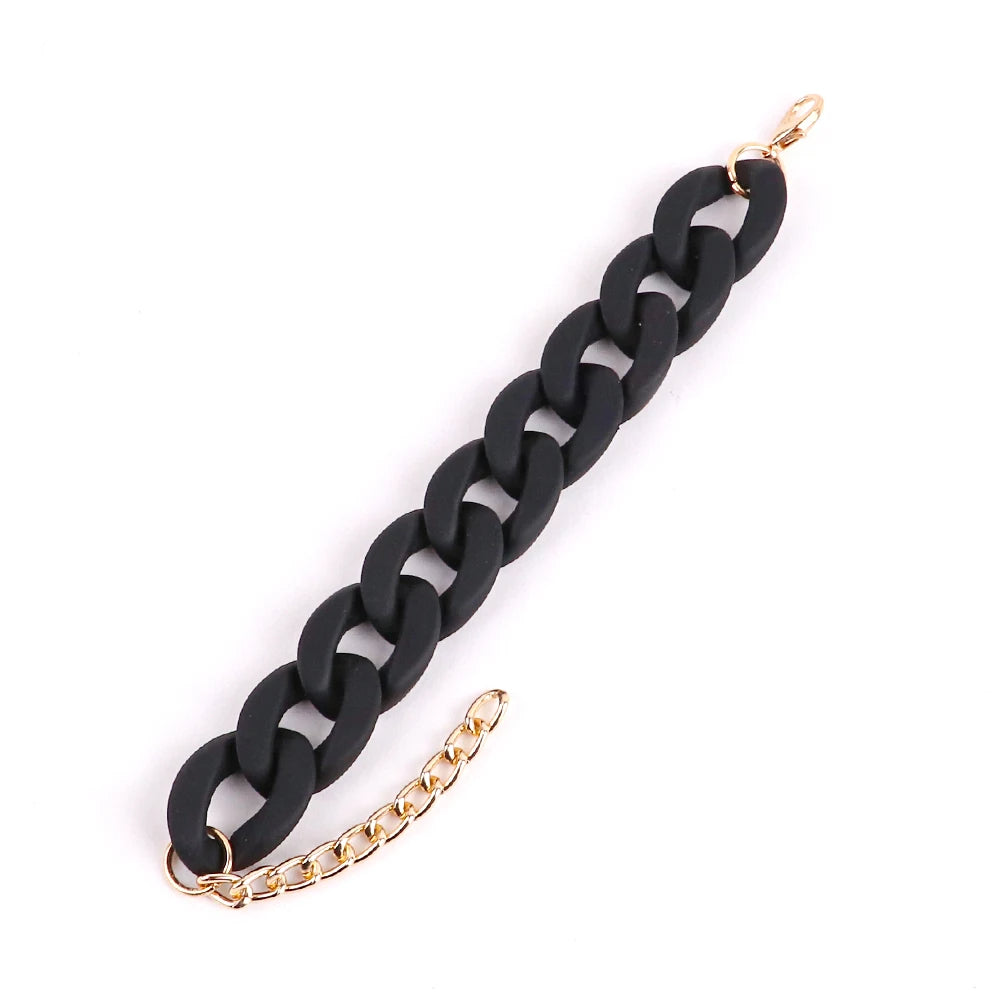 Chunky Acrylic Link Bracelet (13 Colors!)