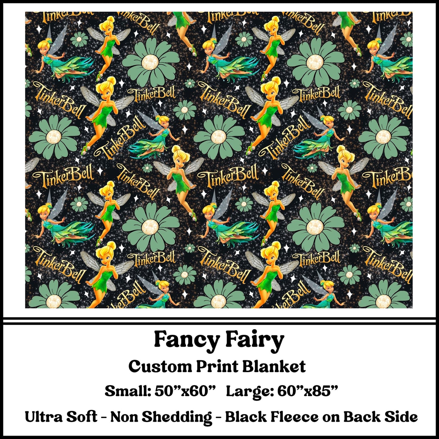 BG68 - Fancy Fairy Fleece Blanket - Preorder Closes 3/23 ETA: 8-10 weeks