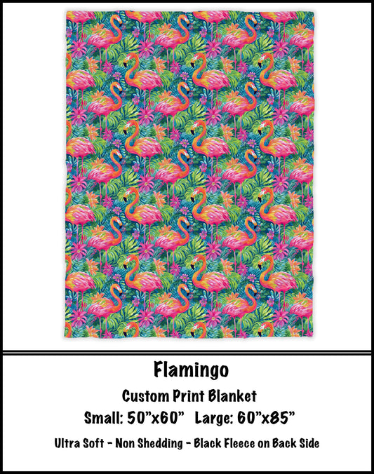 BG68 -Flamingo Fleece Blanket - Preorder Closes 3/23 ETA: 8-10 weeks