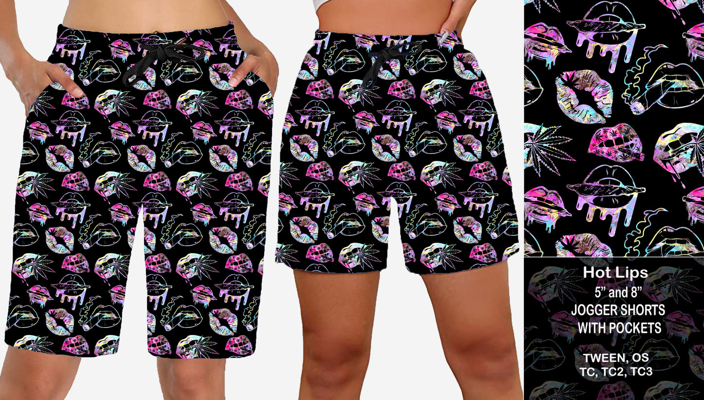 HOT LIPS  - Jogger Shorts Preorder Closes  7/28