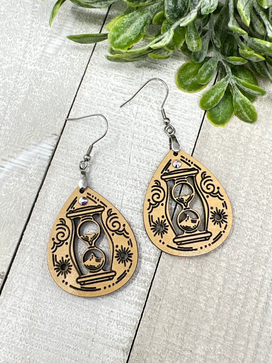 Hourglass - Handcrafted Earrings