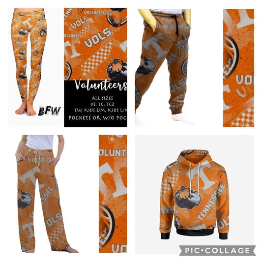 Volunteers lounge pants and joggers