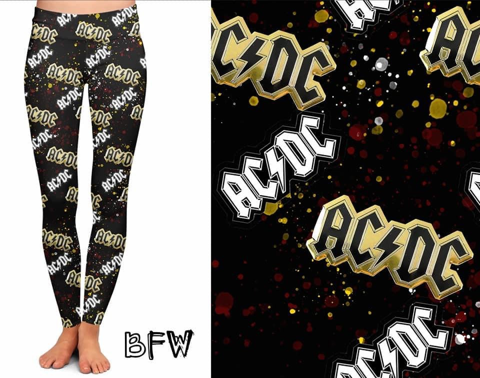 AC/DC leggings, joggers and loungers