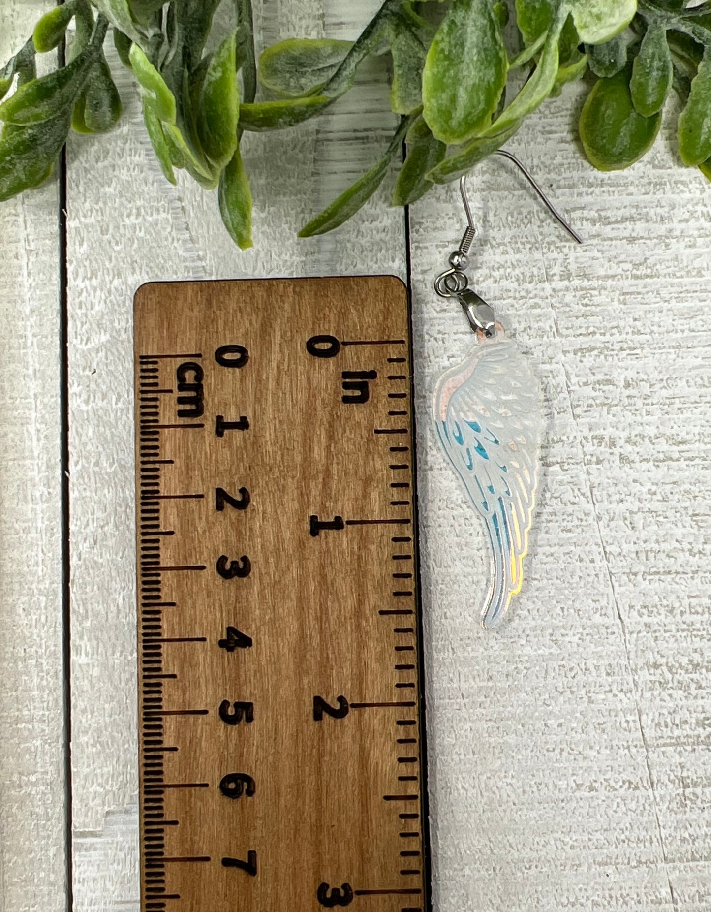 Iridescent Wings - Handcrafted Earrings