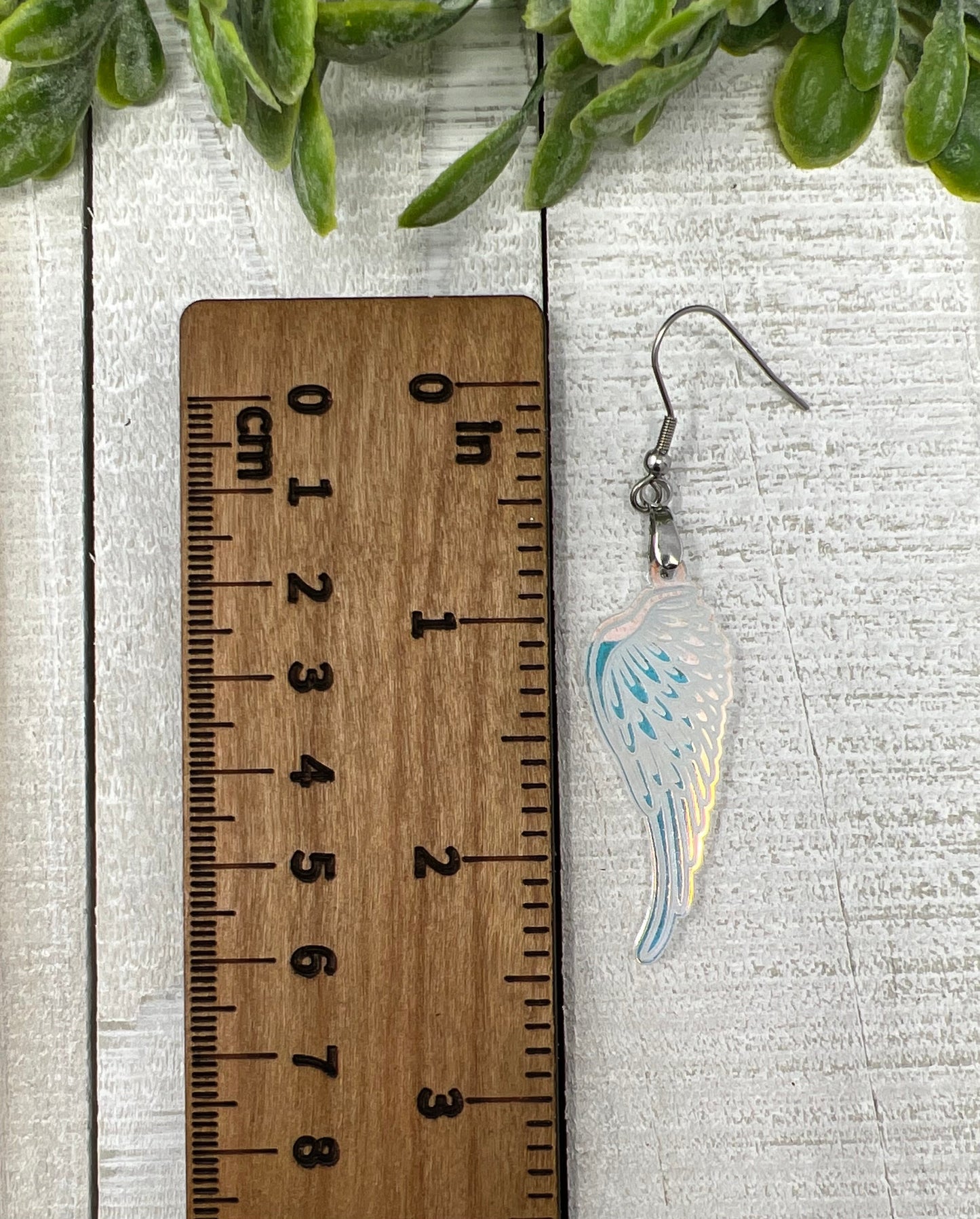 Iridescent Wings - Handcrafted Earrings