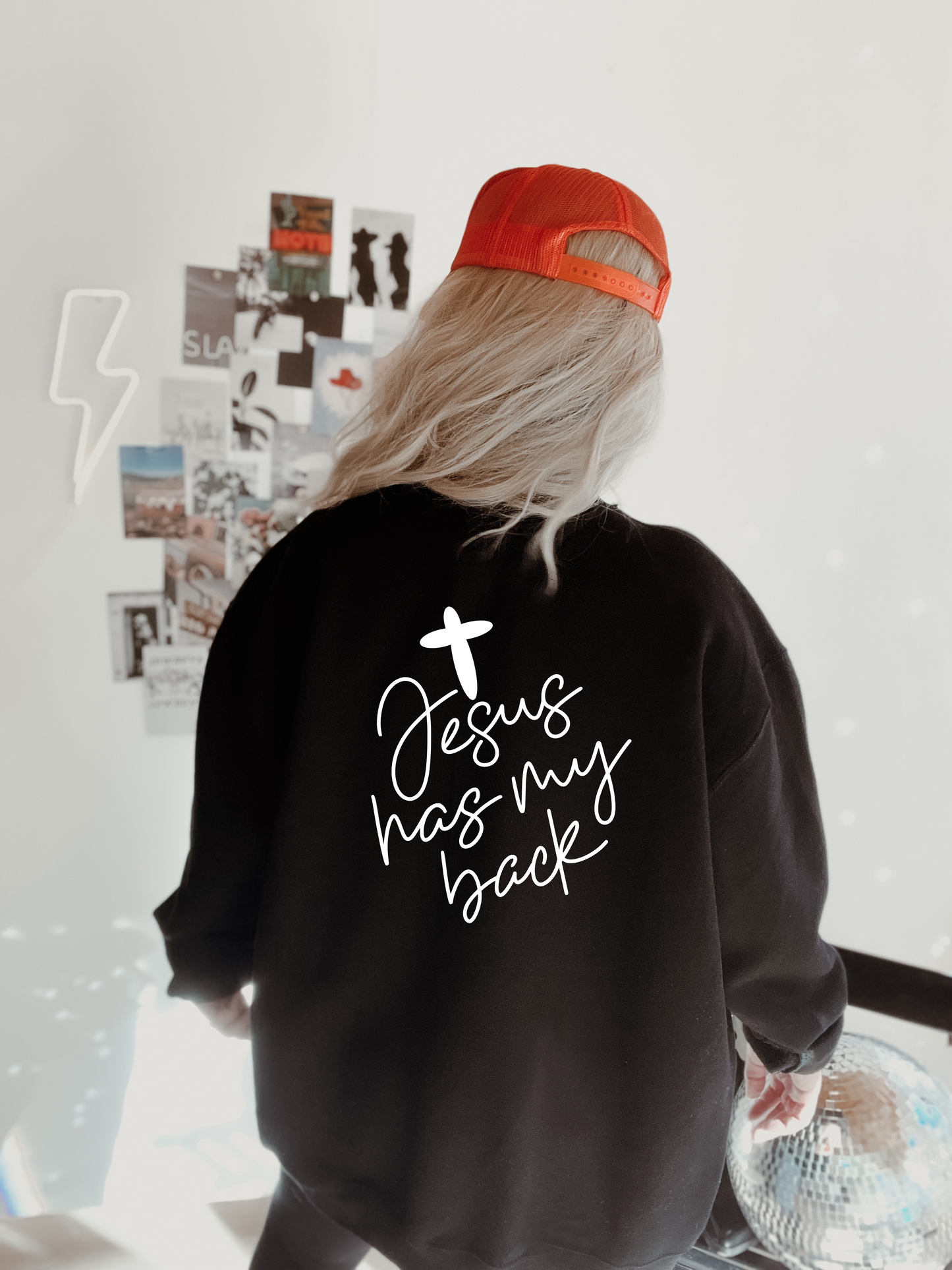 Jesus has my back - Sweatshirt