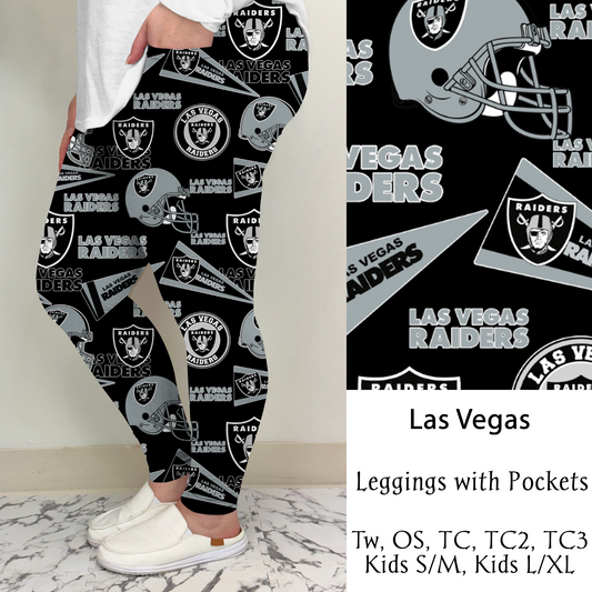 Las Vegas Football Leggings/Capri/Joggers | Run ends 8/16 | ETA Late September