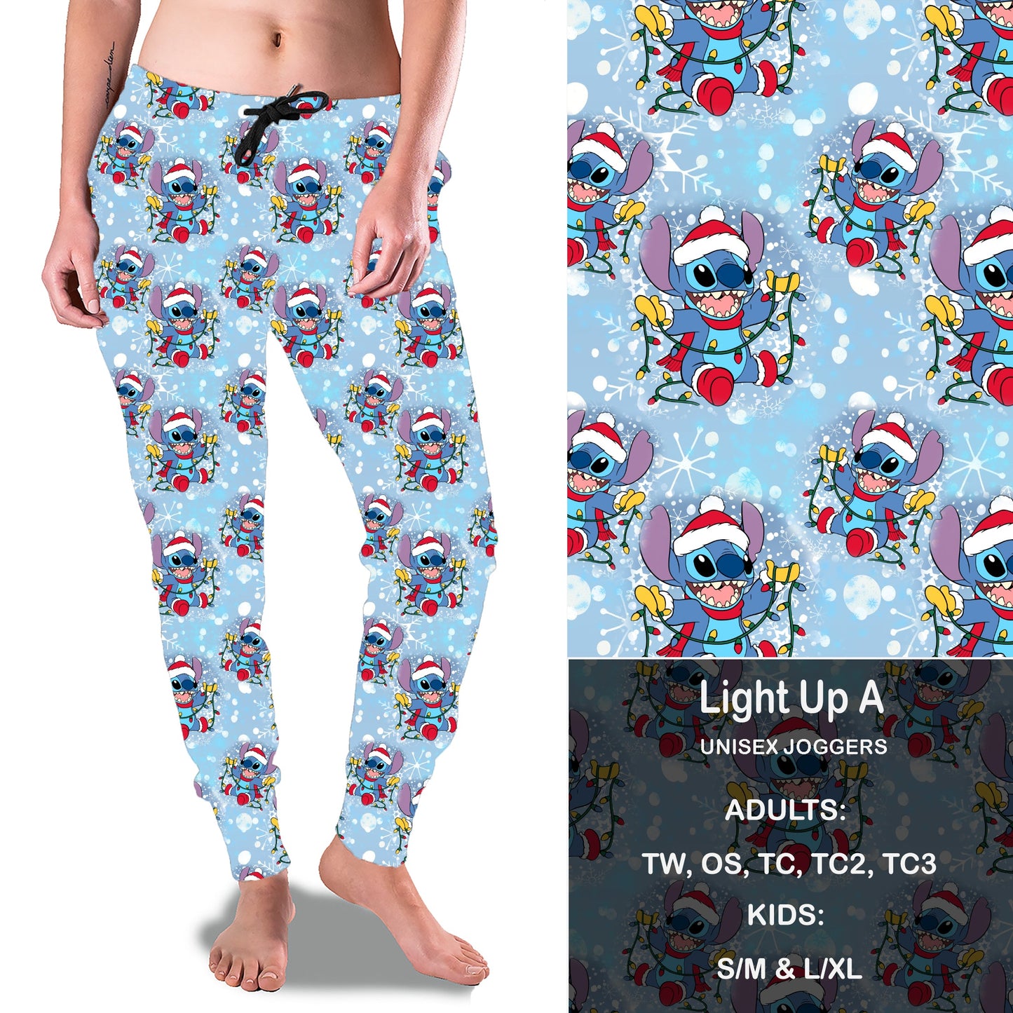 Light Up A - Full Joggers Preorder Closes 9/26 eta Nov.