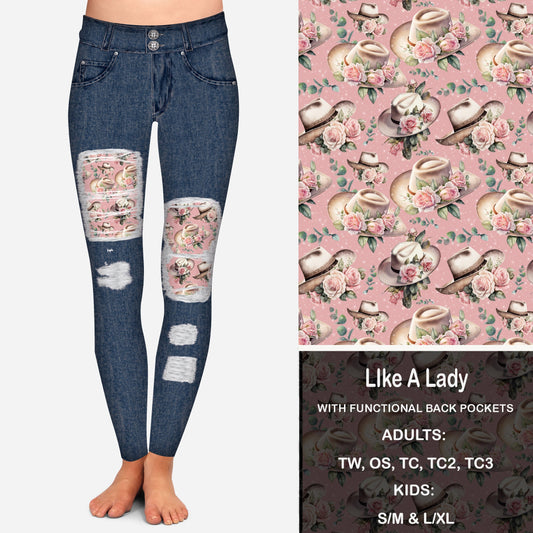 Like A Lady Peekaboo Leggings with Pockets Preorder Closes 2/15 eta March