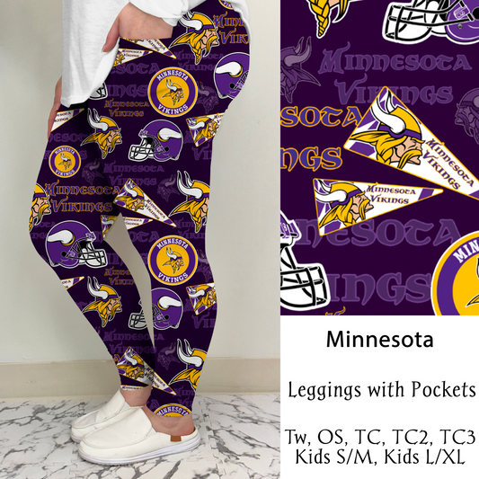 Minnesota Football Leggings/Capri/Joggers | Run ends 8/16 | ETA Late September