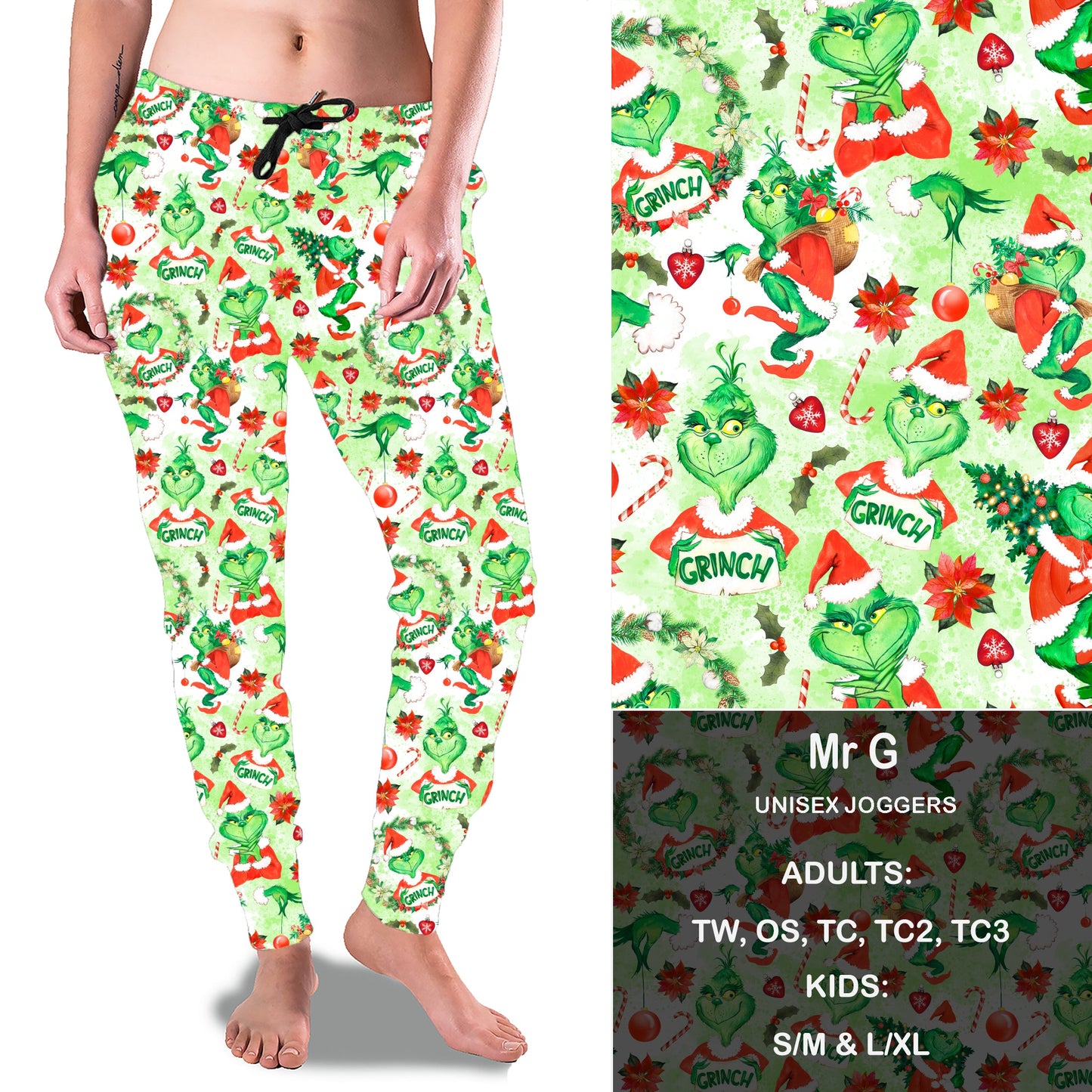 Mr G - Full Joggers Preorder Closes 9/26 eta Nov.