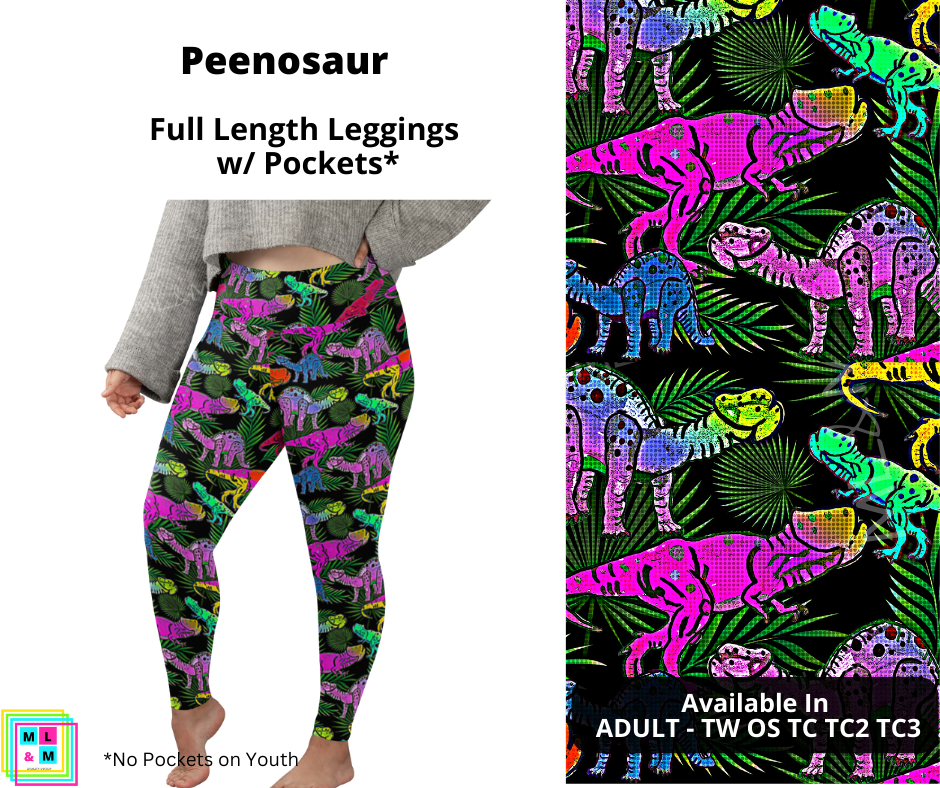 Peenosaur Full Length w/ Pockets