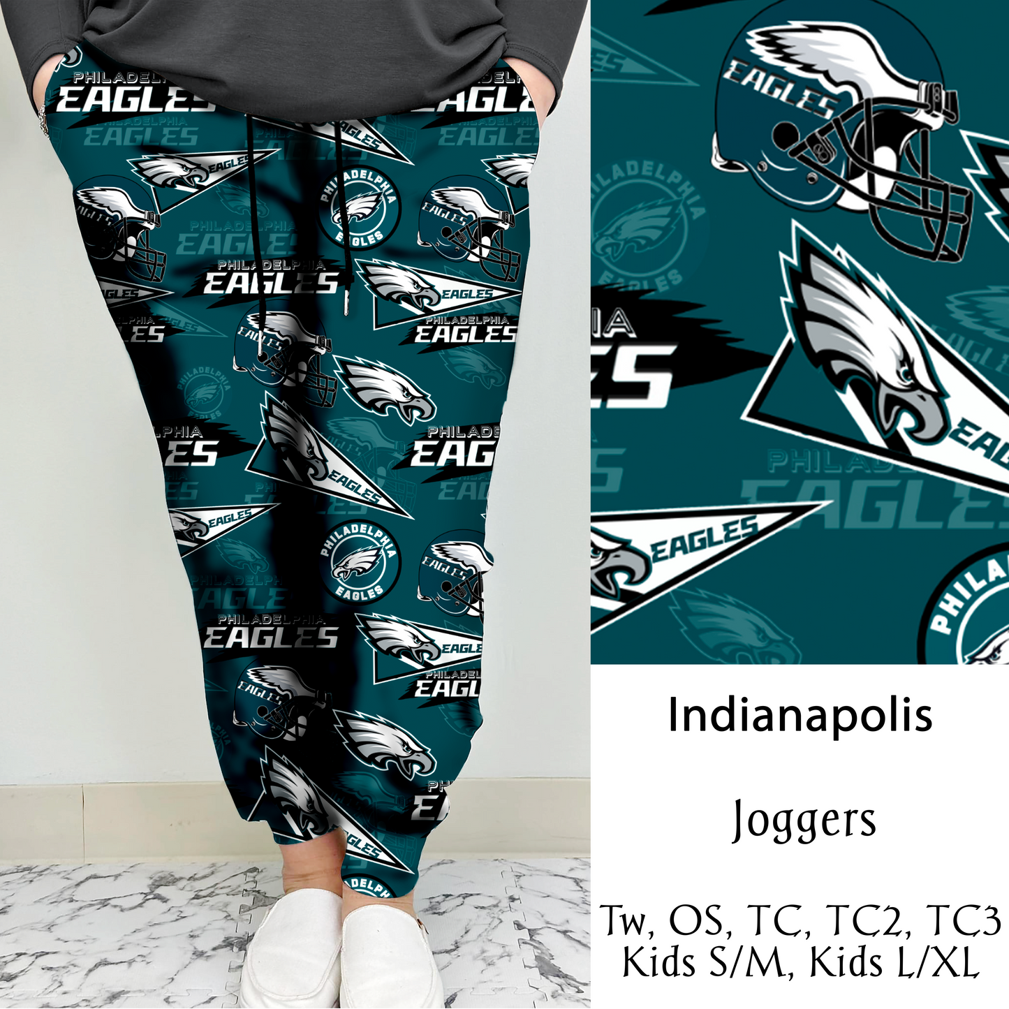 Philadelphia Football Leggings/Capri/Joggers | Run ends 8/16 | ETA Late September