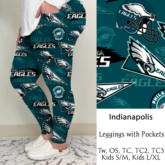 Philadelphia Football Leggings/Capri/Joggers | Run ends 8/16 | ETA Late September