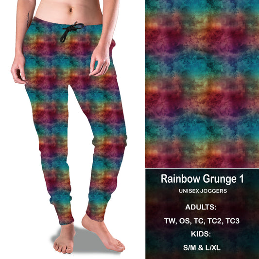 Rainbow Grunge 1- Full & Capri Joggers Preorder Closes 2/23