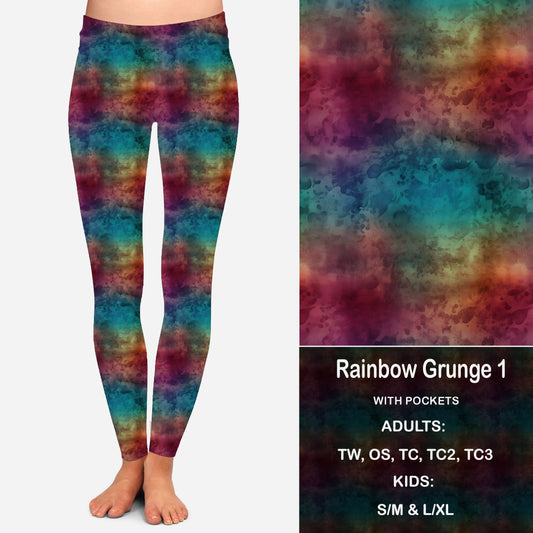 Rainbow Vines Leggings & Capris with Pockets Preorder Closes 2/23